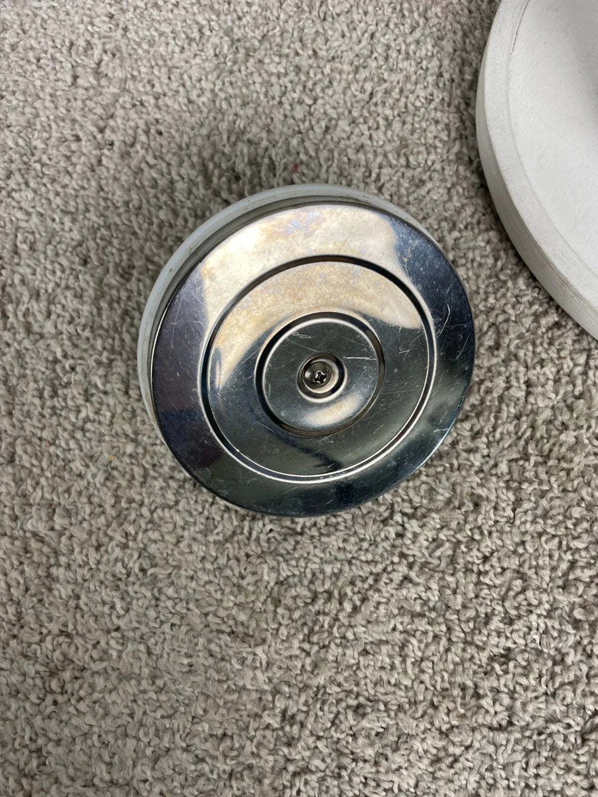 Via Ancona English Garden Enamel 10" Whistling Tea Kettle Green Ivy White