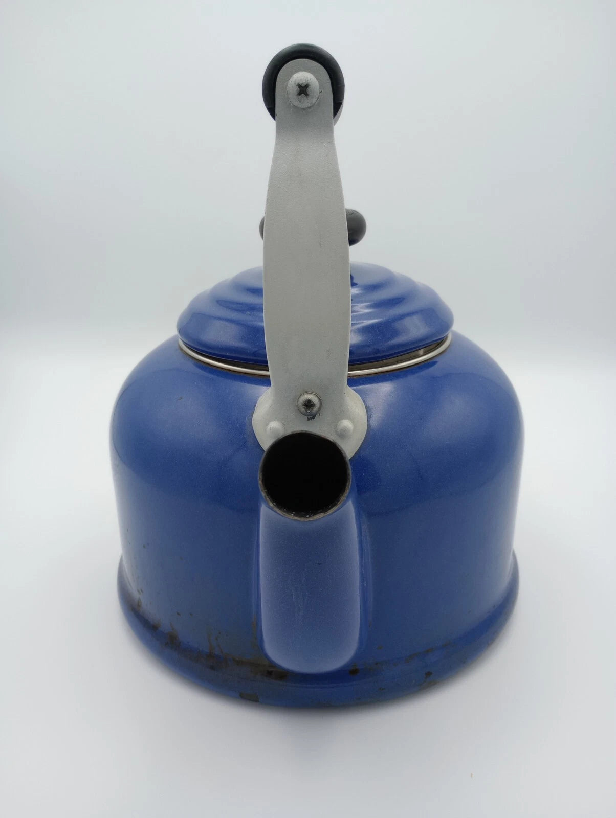 Le Creuset Enamel-on-Steel Brittany Tea Kettle - USED - Blue - No whistle