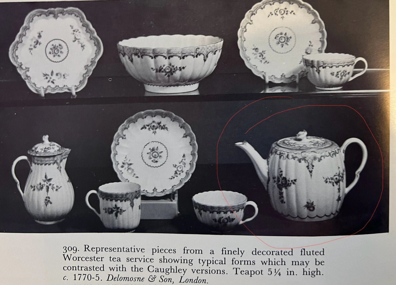 Antique Early Worcester Blanc De Chine Teapot, C 1760