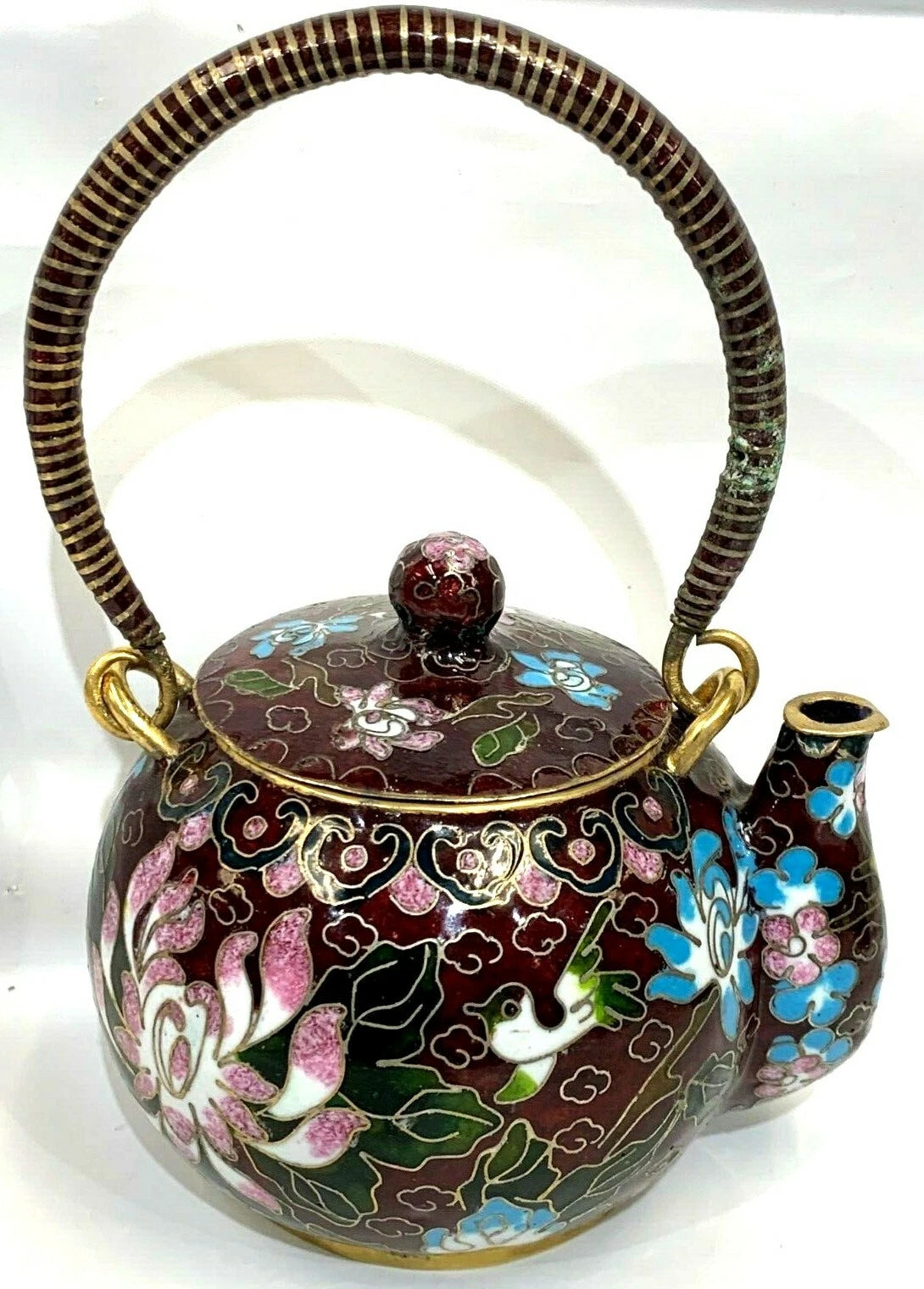 Wired Umemon Aya Cloisonne Teapot