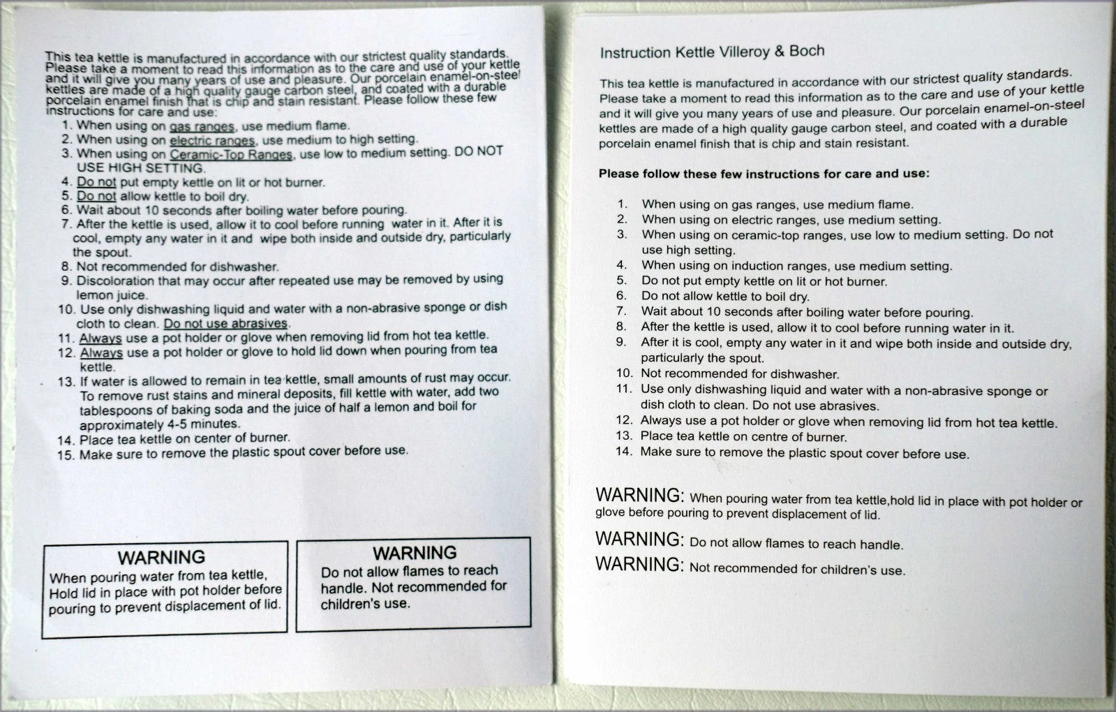 Villeroy & Boch Design Naif Tea Kettle