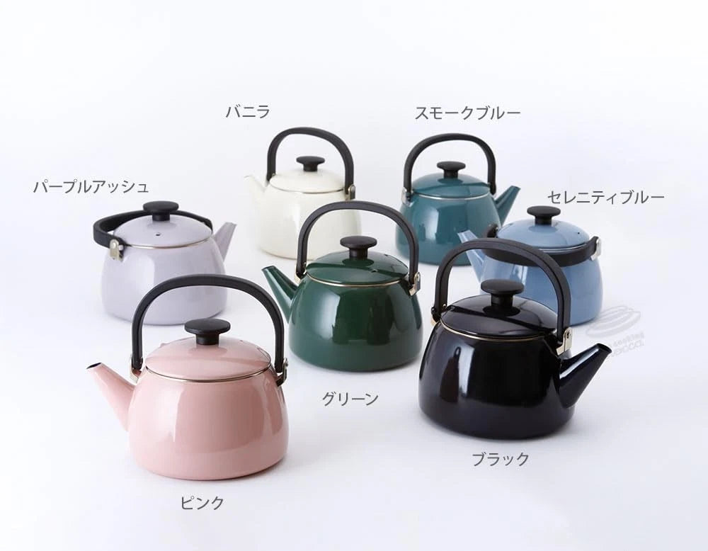 Fuji Enamel Wide Mouth Kettle 2.5L (Pink) shipping from Japan NEW with tracking