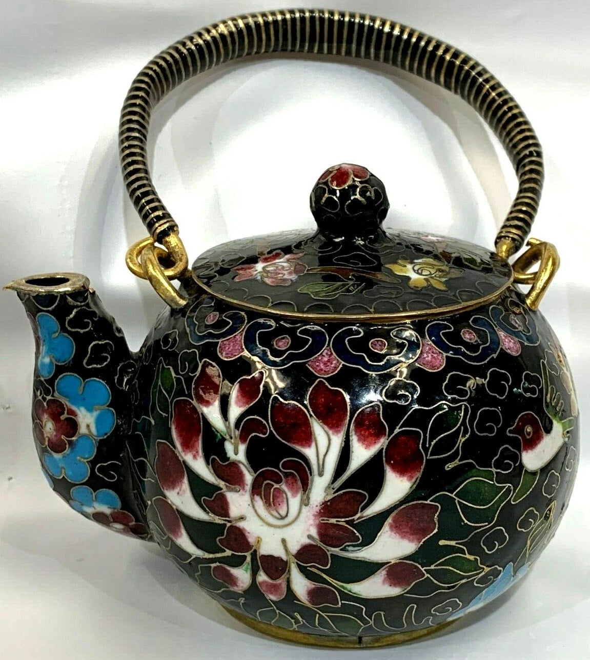 Wired Umemon Aya Cloisonne Teapot