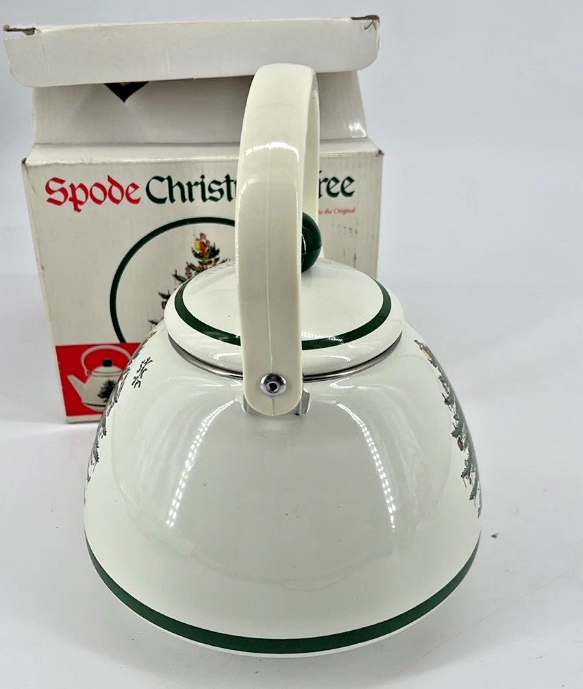 Spode Whistling Tea Kettle Christmas