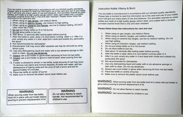 Villeroy & Boch Design Naif Tea Kettle