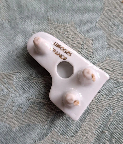 VTG Limoges France Lot Miniature Teapot Courting Couple Porcelain Piano, Basket