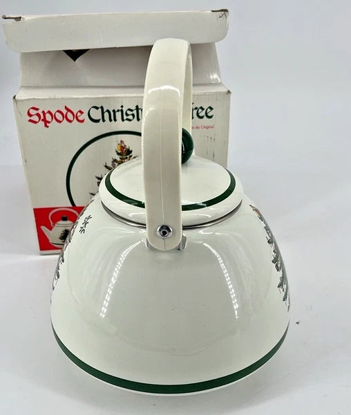 Spode Whistling Tea Kettle Christmas