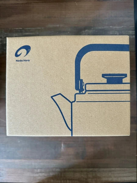 Noda Horo Japanese Enamel Kettle 68oz 2.0L AM-20K Black Made in JP