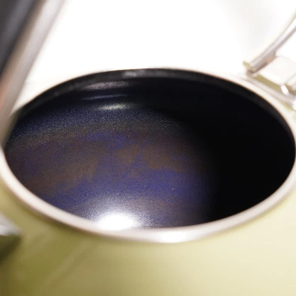 Chantal 2qt Tea Kettle Avocado Green Enamel On Steel MCM Vintage Style READ