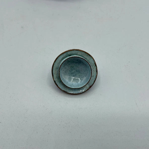 Collectible Enamel Teapot with Wood Box, Amanda Smith Gifts