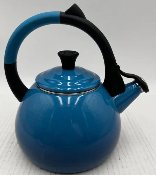 Le Creuset Classic Teal Enamel on Steel Oolong Tea Kettle with Handle 1.5L/1.6Qt