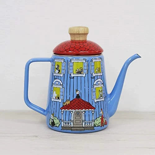 Fuji Horo MOH-1.0DP Enamel Drip Pot Moomin House 1.0L Kettle Japan
