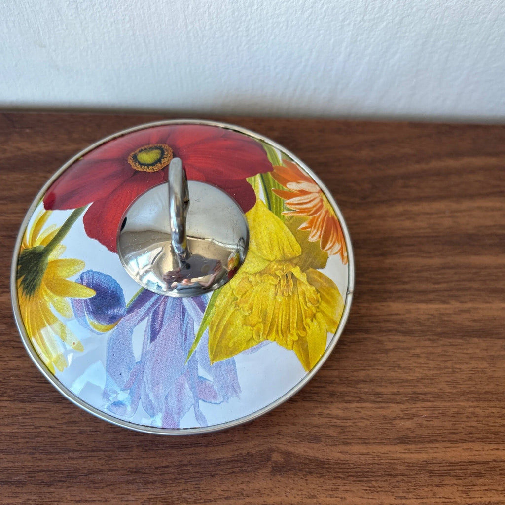 The Pioneer Woman Flower Garden Tea Kettle 2.3 Qt Retired Pattern Enameled Steel