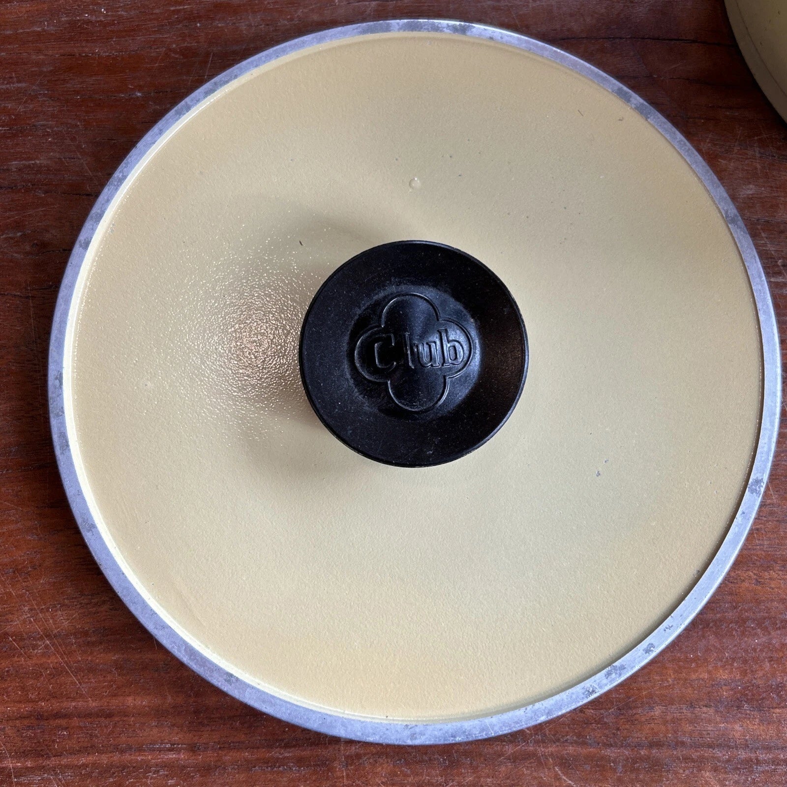 CLUB Aluminum Yellow Enamel Tea Kettle Pot Vintage Cookware MCM