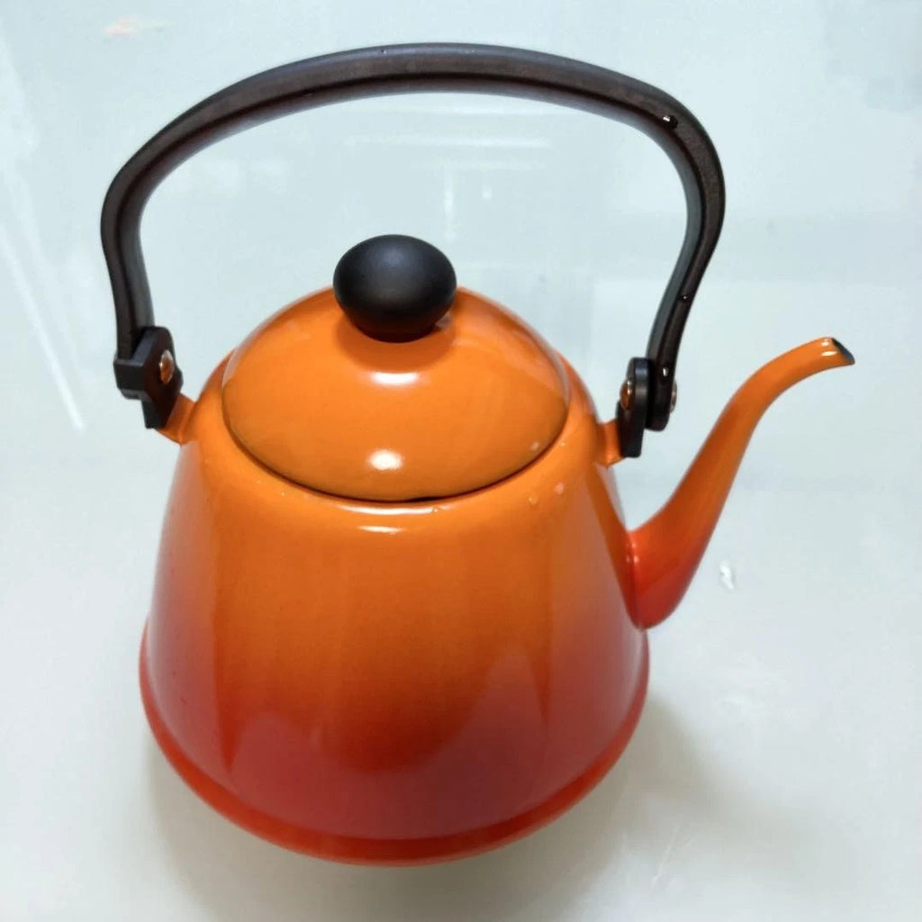 Kettle Noda Enamel Drip II 2L Orange Gradient Japan Made Kitchen Stylish