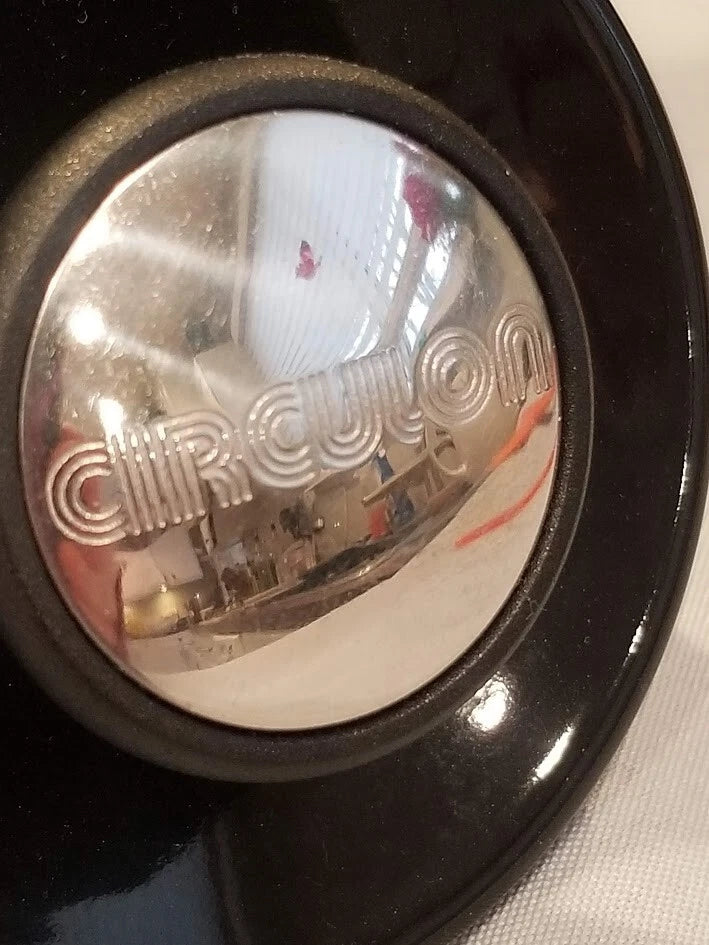 Circulon Whistling Tea Pot Kettle Black Enamel 2 Quart Lid Flip Spout Steel *