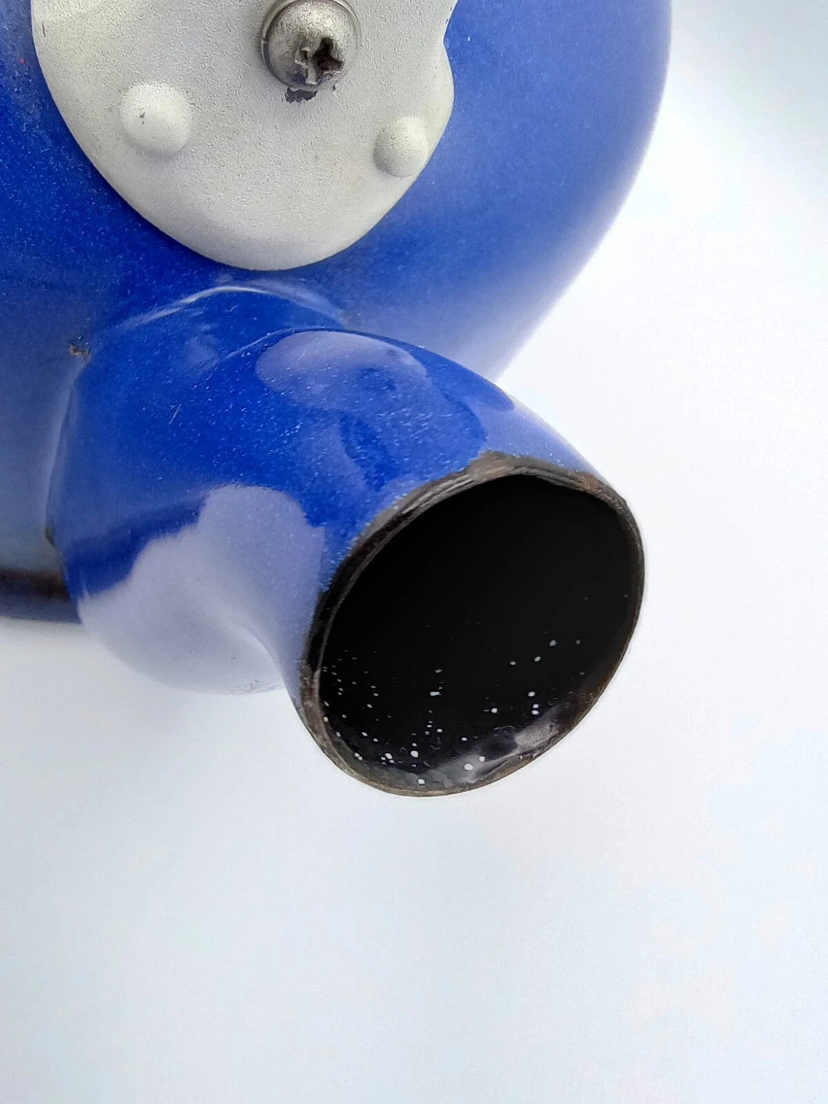 Le Creuset Enamel-on-Steel Brittany Tea Kettle - USED - Blue - No whistle