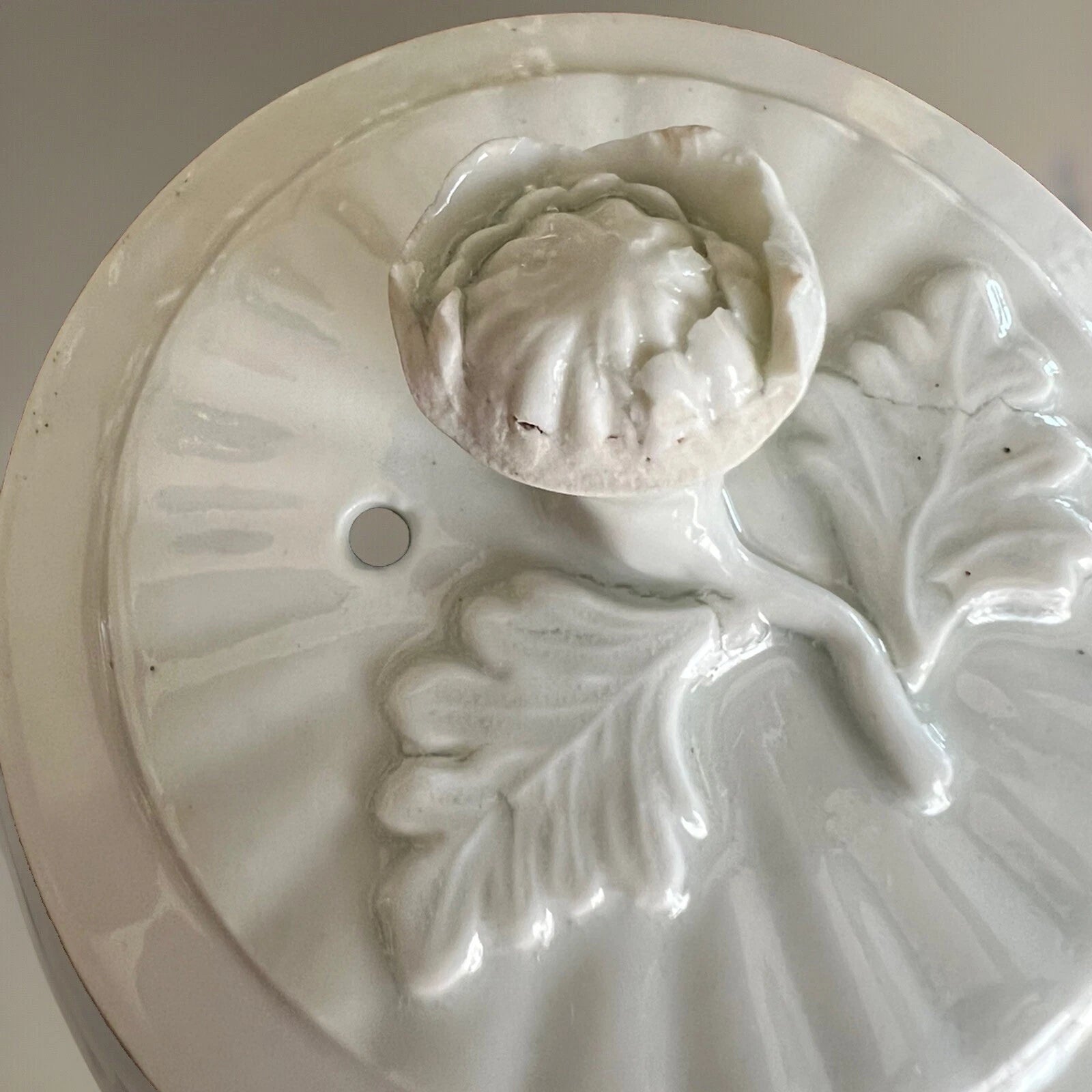 Antique Early Worcester Blanc De Chine Teapot, C 1760