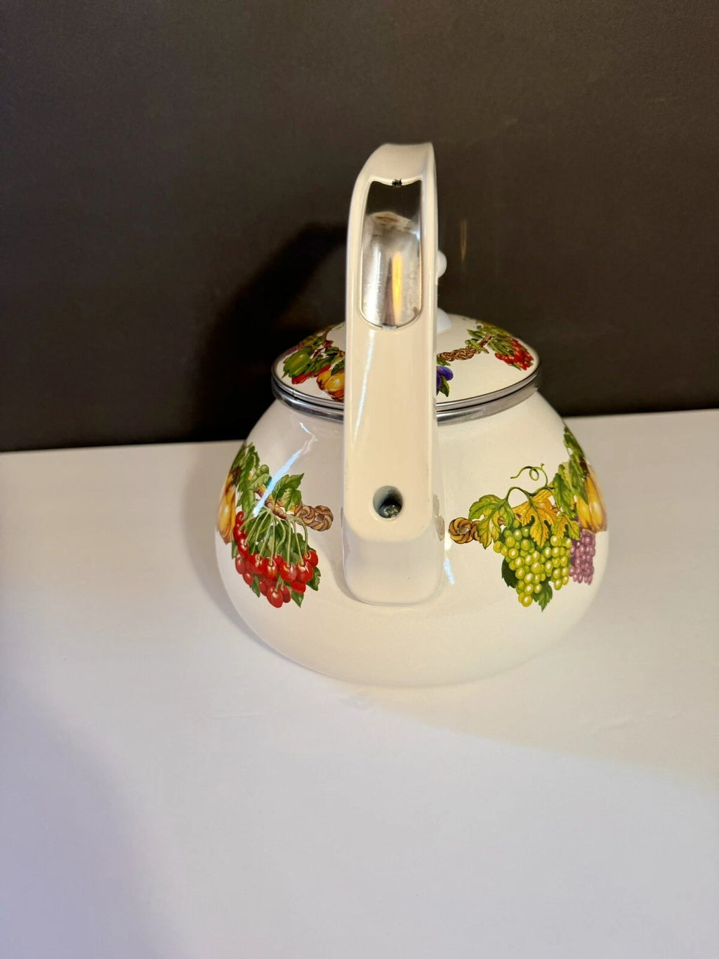 Kensington Garden Tea Collection Porcelain Enamel Non Stick Non-Corrosive, 2 Qt