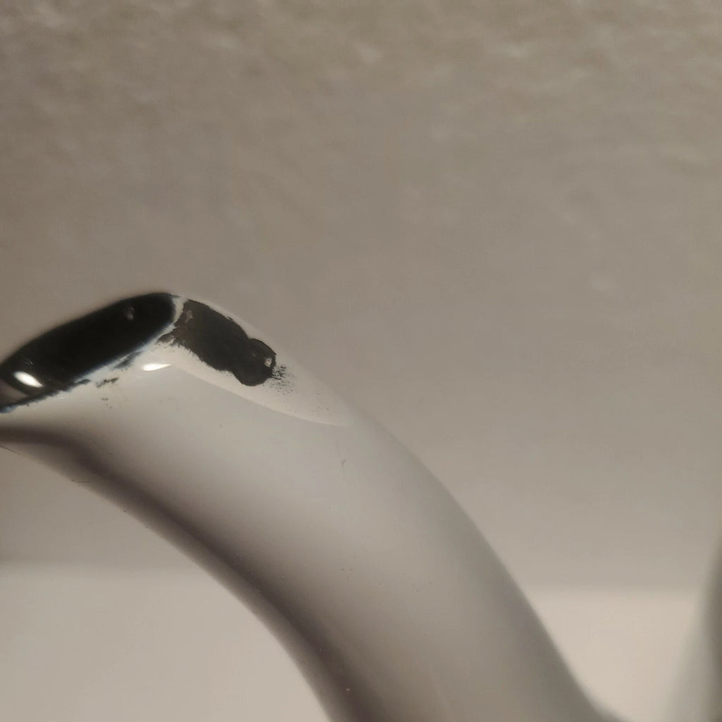 Emsan Troy Kettle White Nostalgia Enamel Vintage TeapotsTitanium Coated  c6