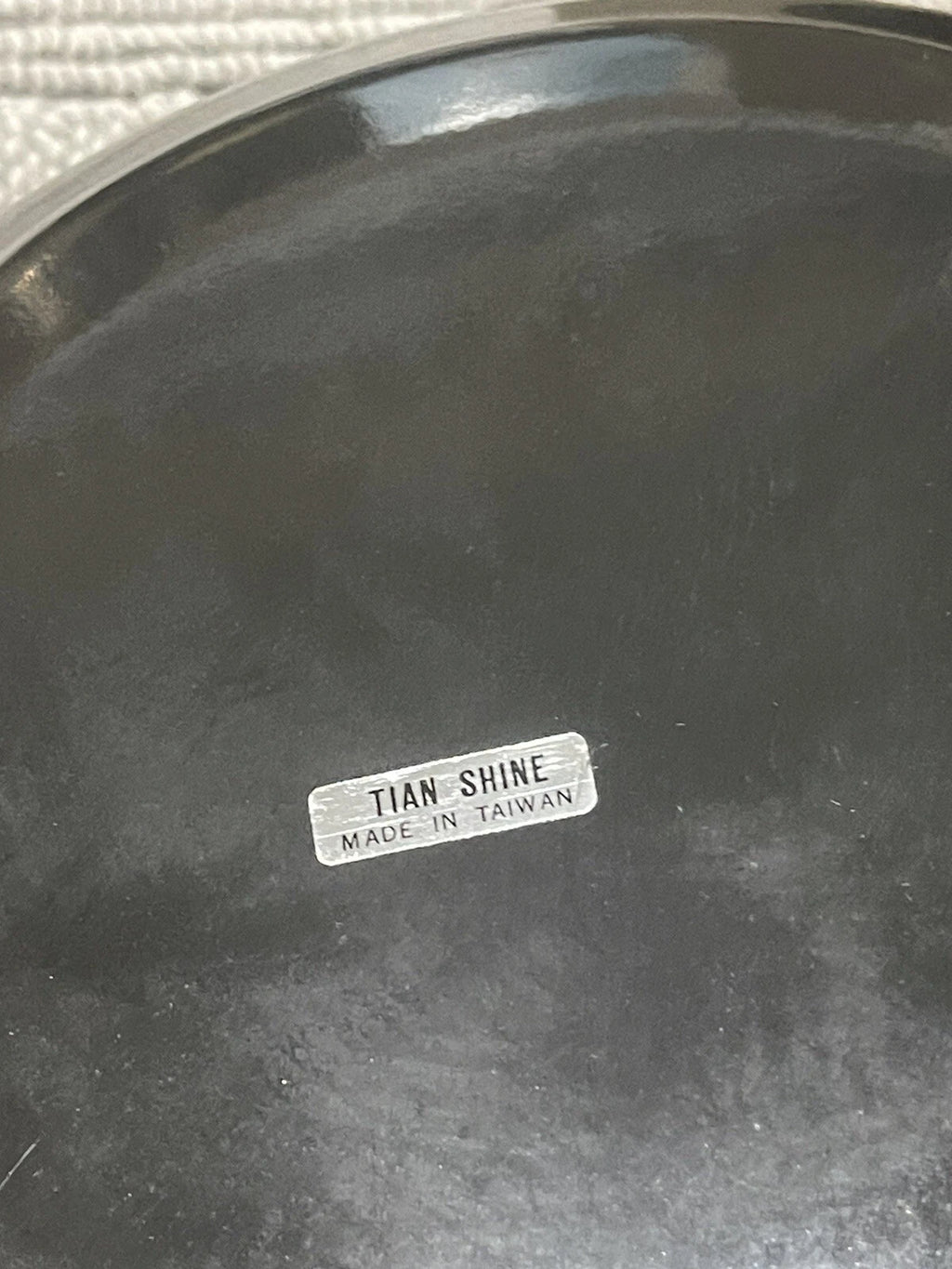 Vintage Eppicure Essentials Black Enamel Tea Kettle Brass Handle  Modern MCM New