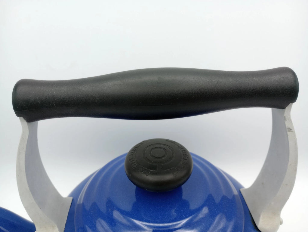 Le Creuset Enamel-on-Steel Brittany Tea Kettle - USED - Blue - No whistle