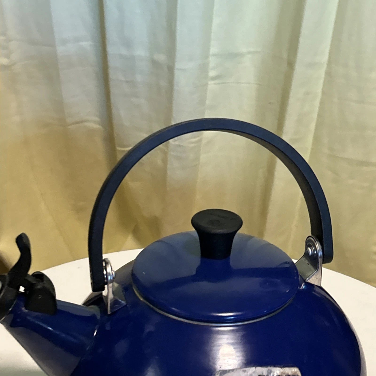 Le Creuset Blue ZEN Tea Kettle - 1.5 liter or 1.6 quart - Whistling