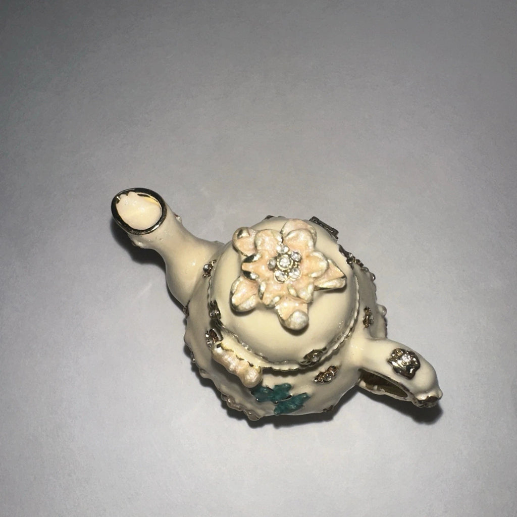 Miniature Teapot Trinket Box with Magnetic Closure