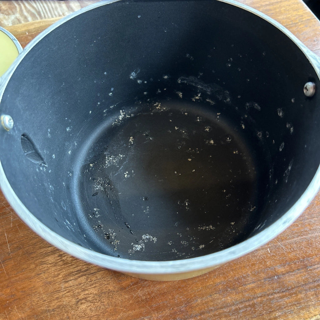 CLUB Aluminum Yellow Enamel Tea Kettle Pot Vintage Cookware MCM