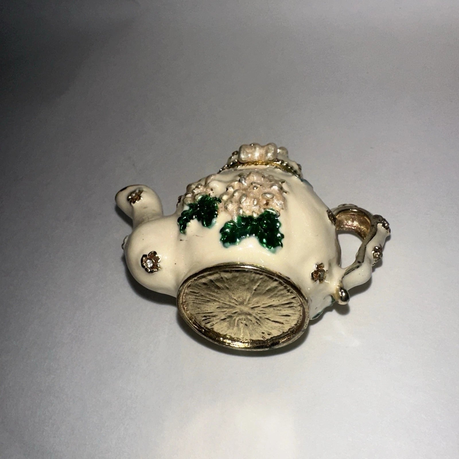 Miniature Teapot Trinket Box with Magnetic Closure