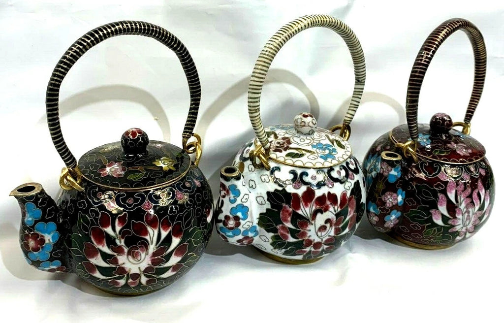 Wired Umemon Aya Cloisonne Teapot