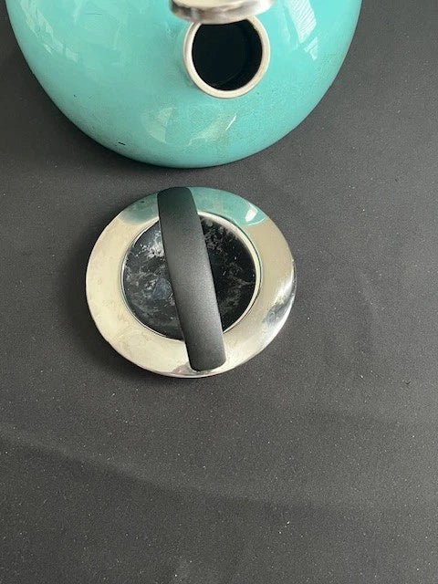 Chantal Aqua Enamel-on-Steel 2 Quart Tea Kettle - Whistle