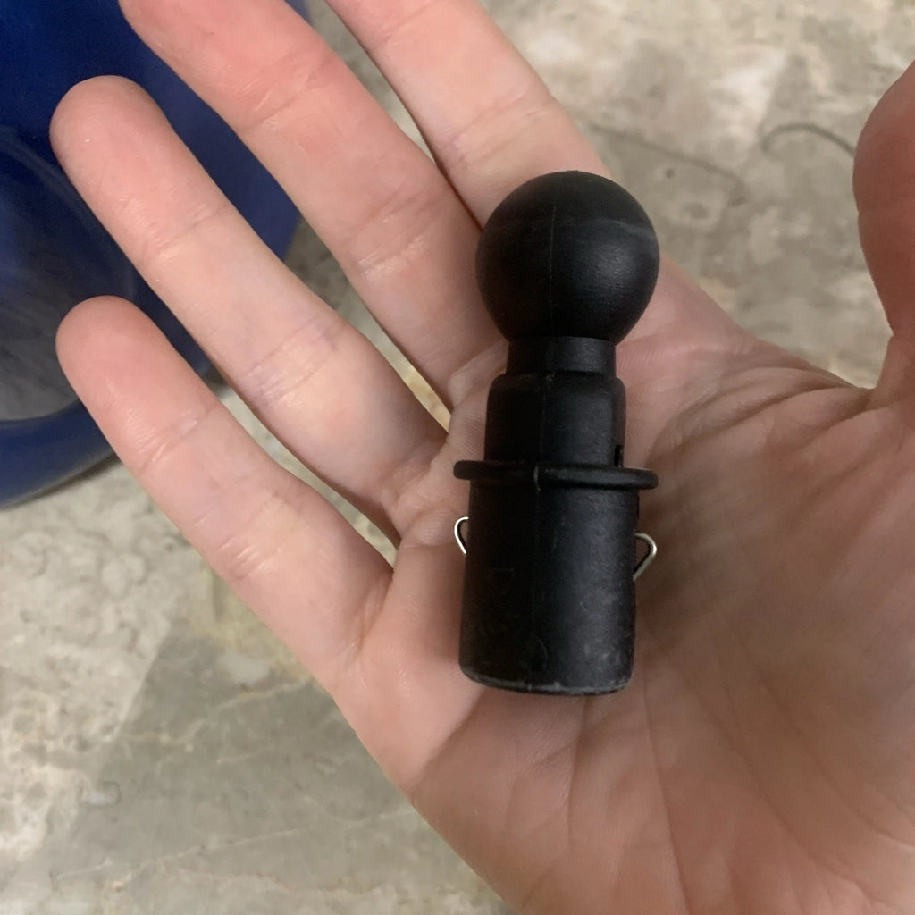 Le Creuset Whistling Tea Pot Kettle 1.6 L Liter 1.7 Qt Quart Blue Enamel Teapot!