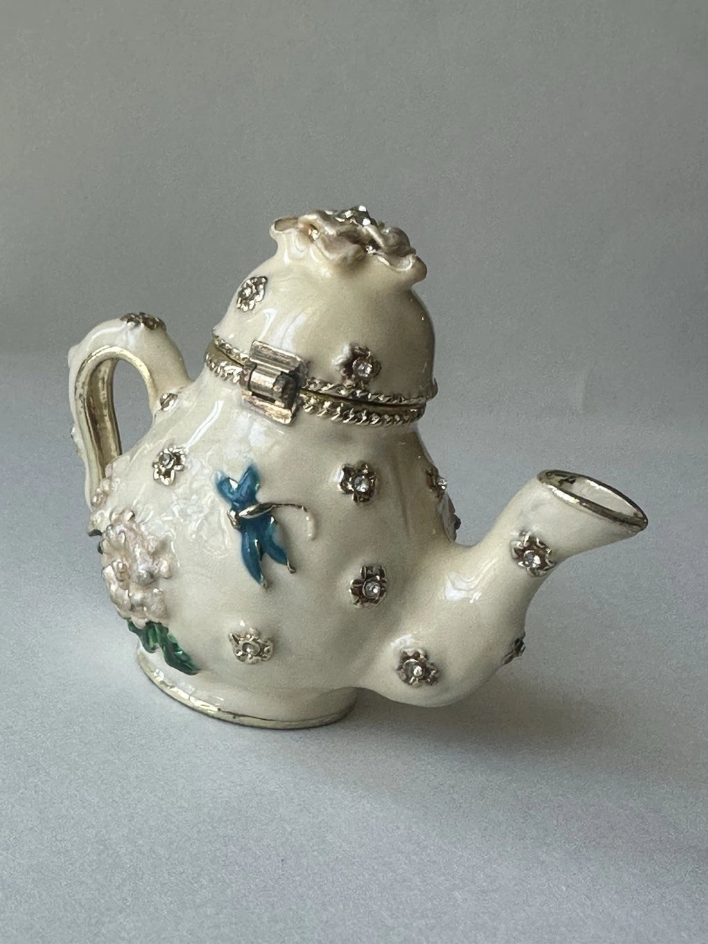 Miniature Teapot Trinket Box with Magnetic Closure