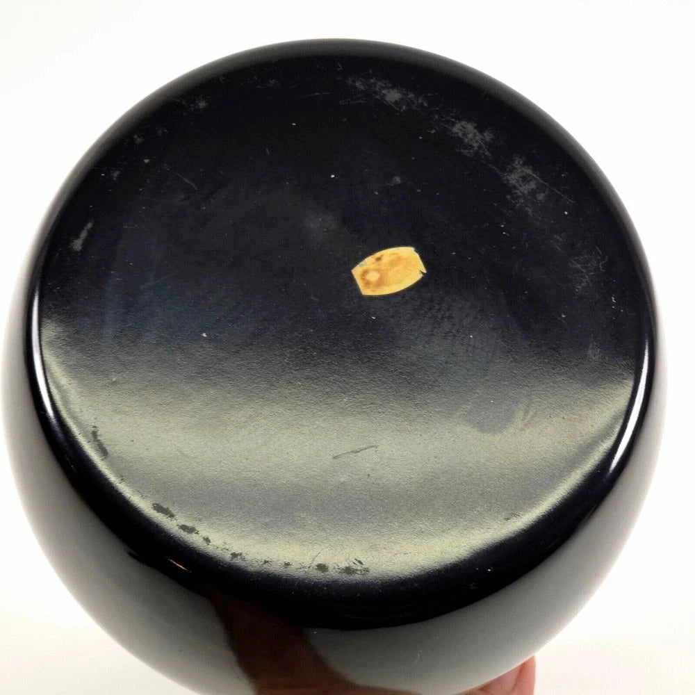 Copco Whistling Teapot Tea Kettle Pot Onyx Black Enamel With Handle and Lid EUC