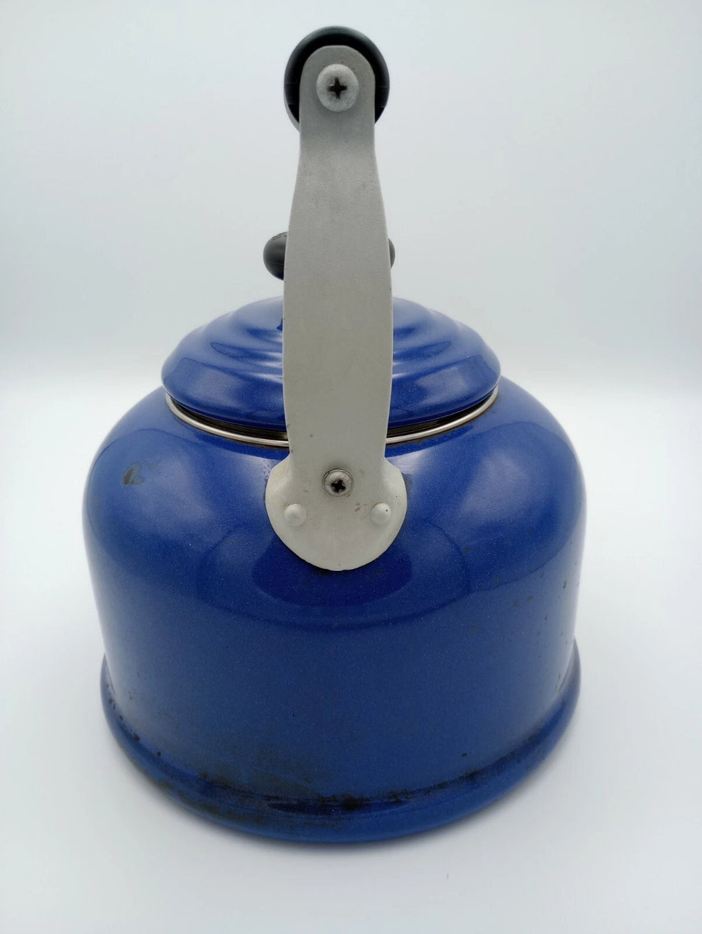 Le Creuset Enamel-on-Steel Brittany Tea Kettle - USED - Blue - No whistle