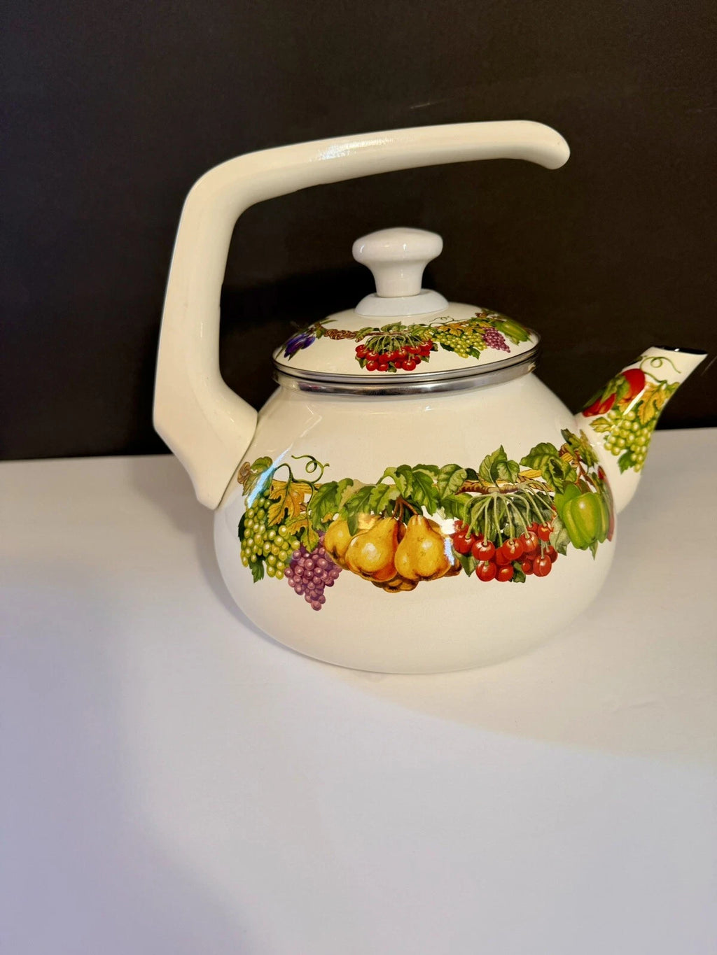 Kensington Garden Tea Collection Porcelain Enamel Non Stick Non-Corrosive, 2 Qt