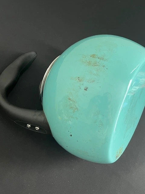 Chantal Aqua Enamel-on-Steel 2 Quart Tea Kettle - Whistle