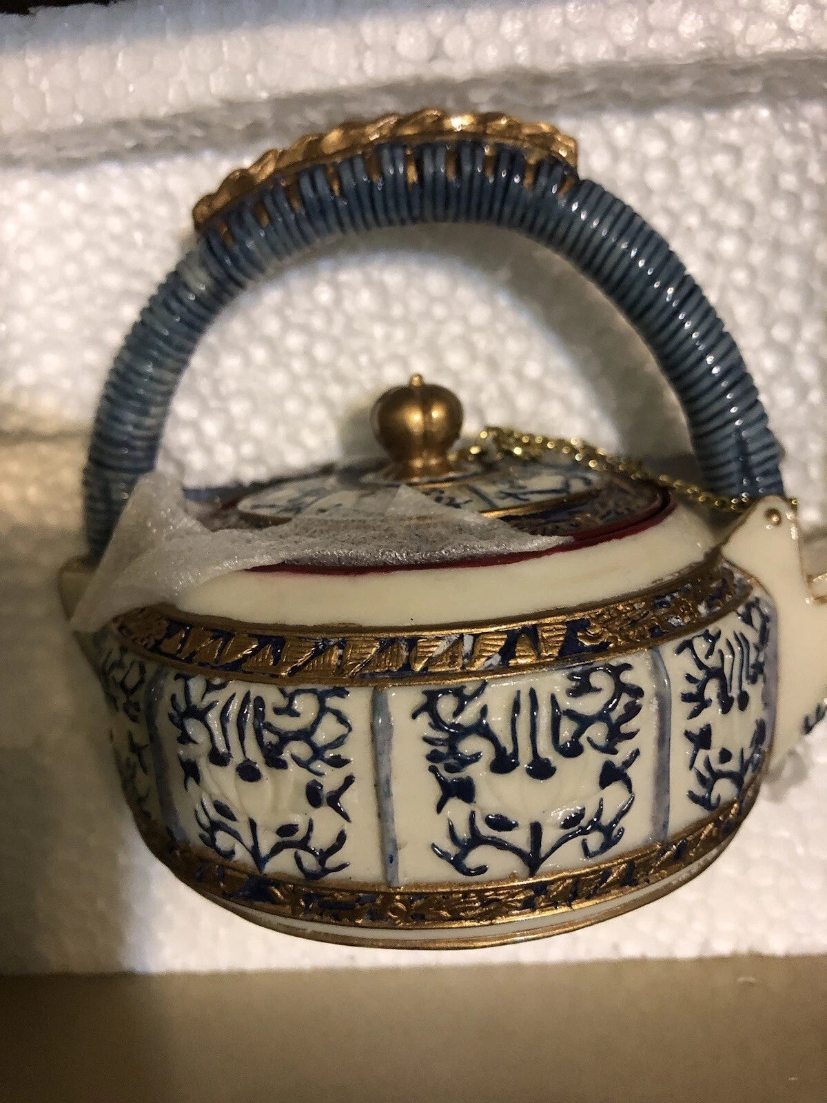 FOLKLORE Enamel Coffee Tea Pot Nina Jarema