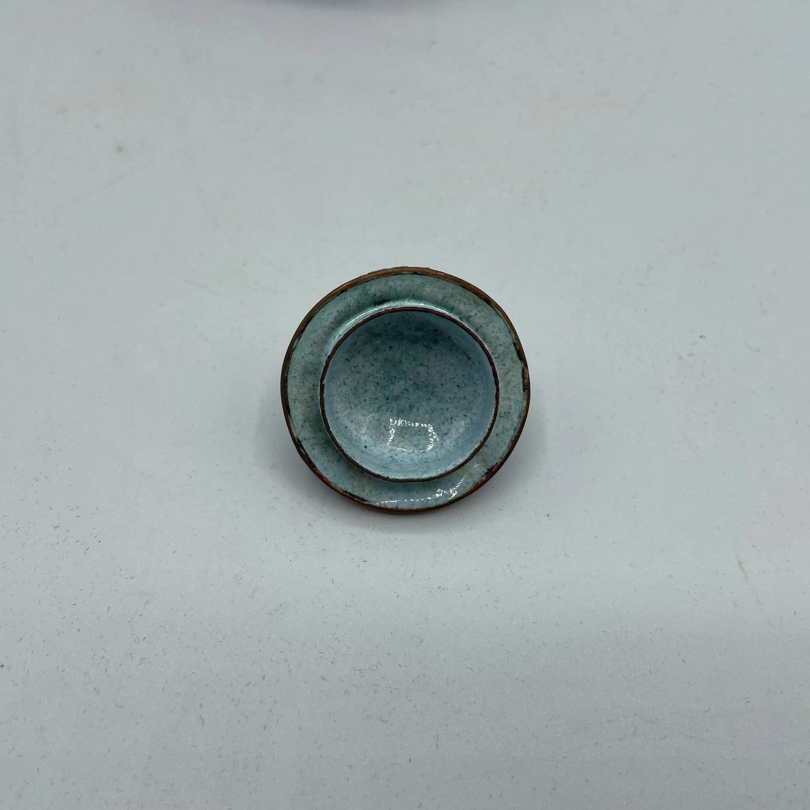 Collectible Enamel Teapot with Wood Box, Amanda Smith Gifts