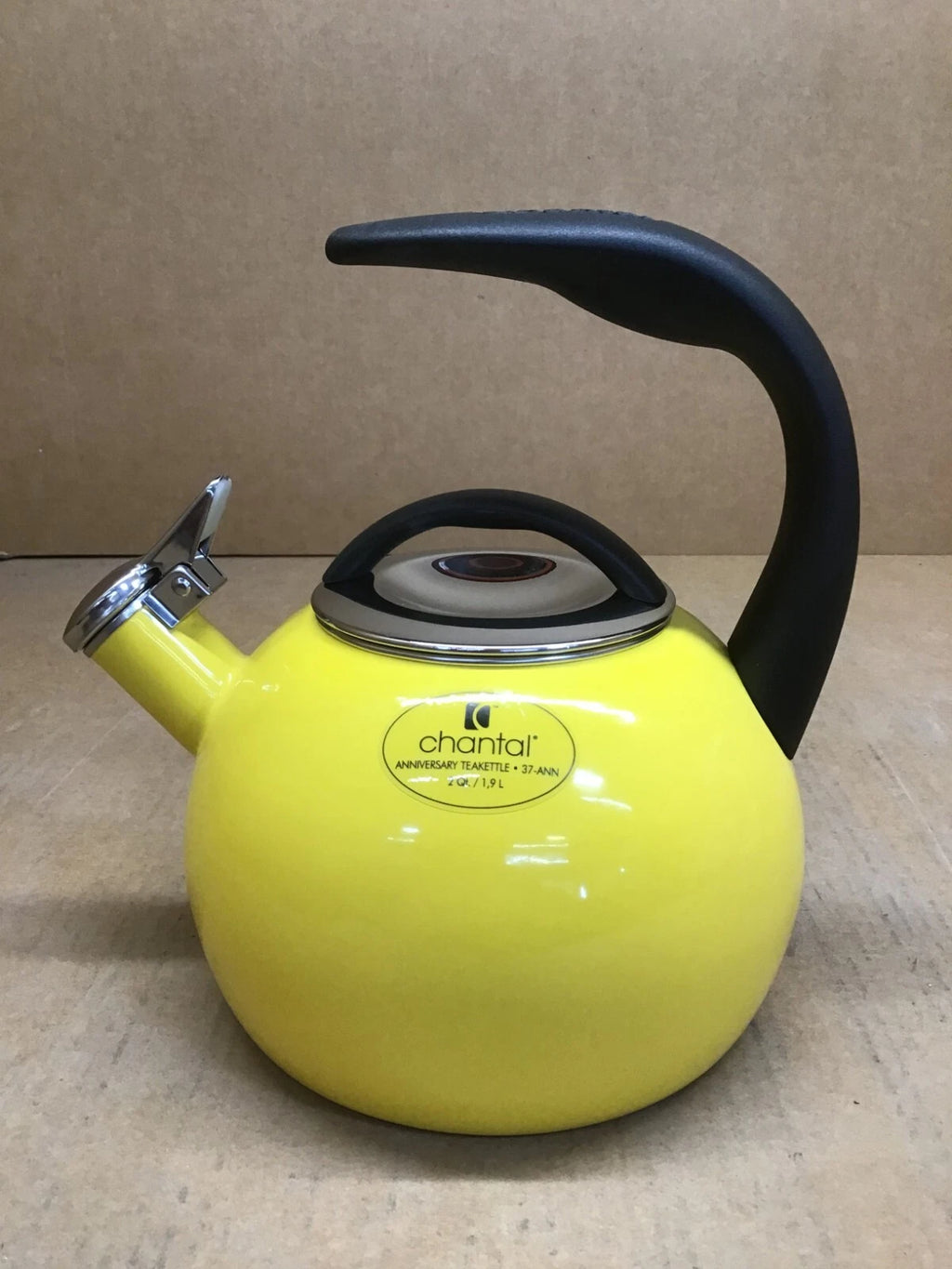 Chantal 40th Anniversary Tea kettle, 2 Quart, Enamel Carbon steel, Marigold