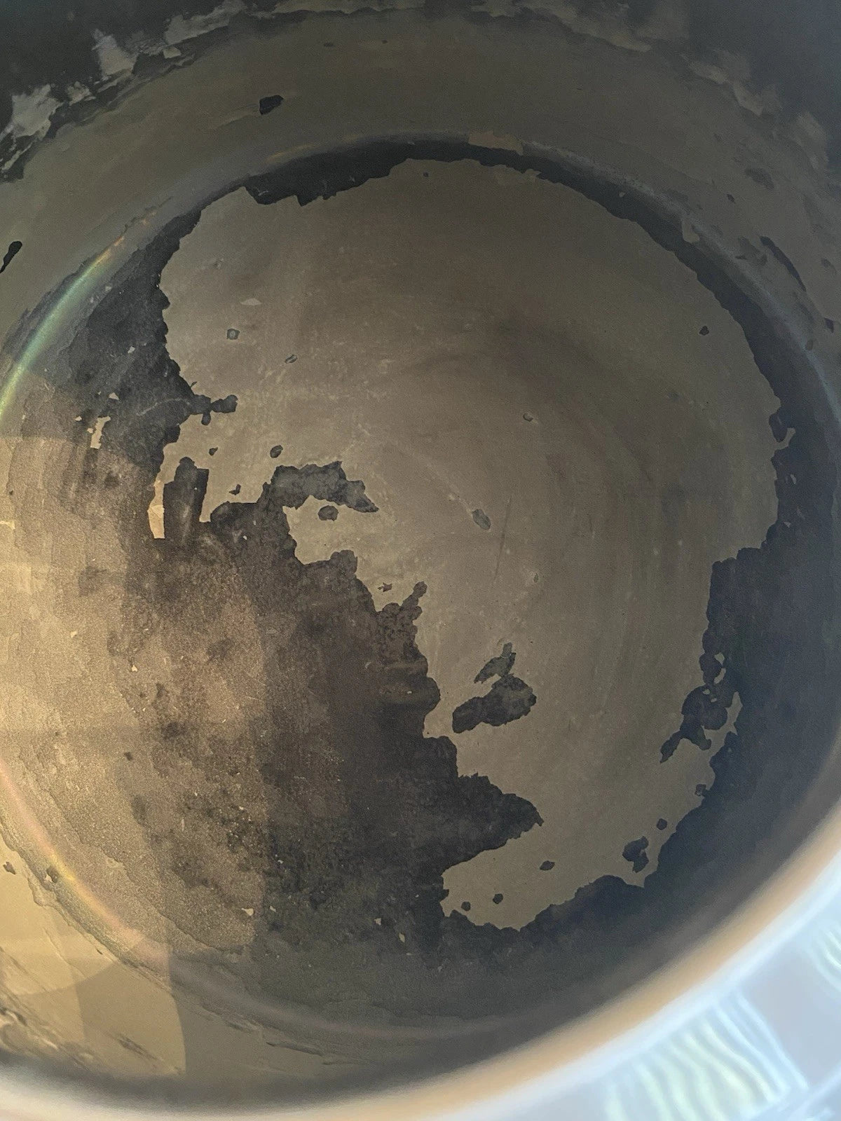 Temptations 2.3-qt Enamel on Steel Classic Tea Kettle Old World Grey Black White