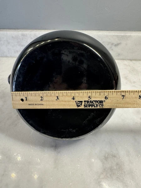 Chantal Whistling Tea Kettle Teapot Enamel Black Onyx With Black Handle