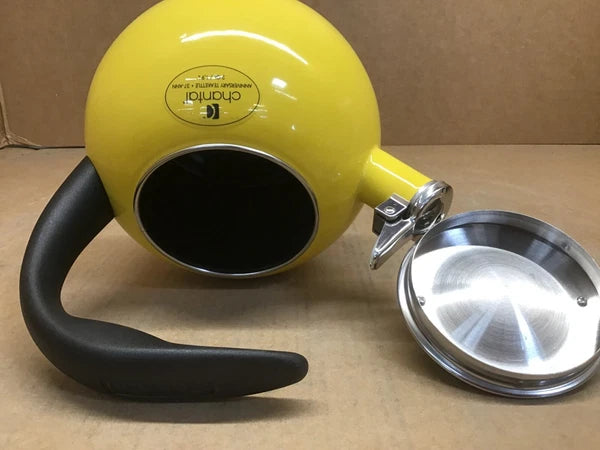 Chantal 40th Anniversary Tea kettle, 2 Quart, Enamel Carbon steel, Marigold