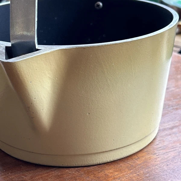 CLUB Aluminum Yellow Enamel Tea Kettle Pot Vintage Cookware MCM