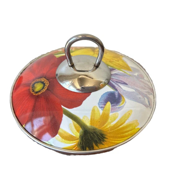 The Pioneer Woman Flower Garden Tea Kettle 2.3 Qt Retired Pattern Enameled Steel