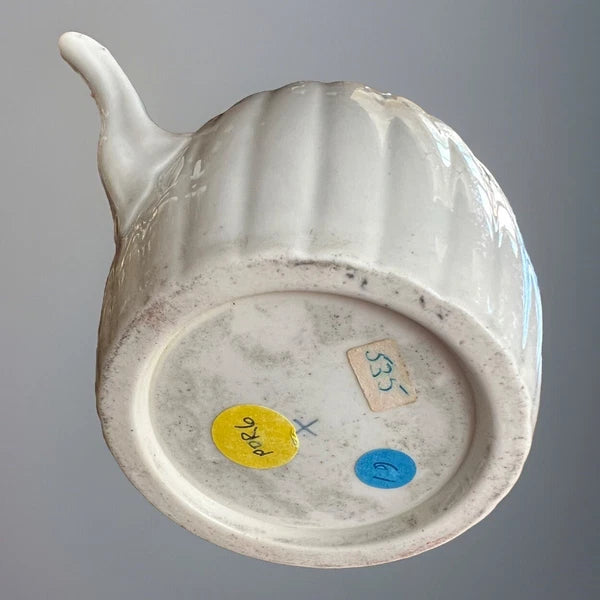 Antique Early Worcester Blanc De Chine Teapot, C 1760