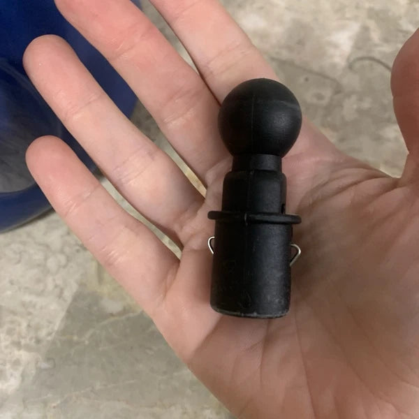 Le Creuset Whistling Tea Pot Kettle 1.6 L Liter 1.7 Qt Quart Blue Enamel Teapot!