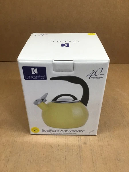 Chantal 40th Anniversary Tea kettle, 2 Quart, Enamel Carbon steel, Marigold