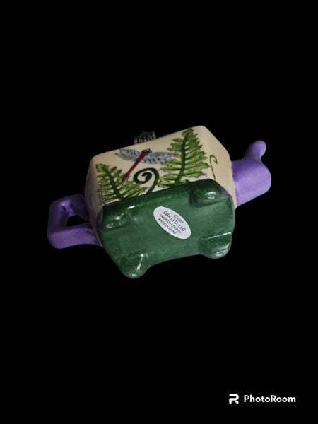 Miniature Teapot Hinged Trinket Box